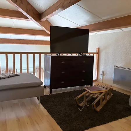 アパート Ax 3 Domaines Plateau De Bonascre Duplex Face Aux Pistes Avec Terrasse アクス・レ・テルム